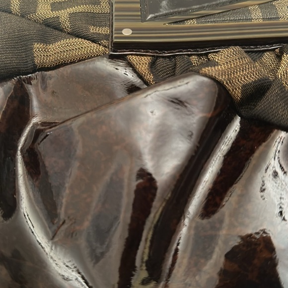 Vintage Fendi Tobacco Monogram 'To You' Convertible Clutch - Picture 15 of 15